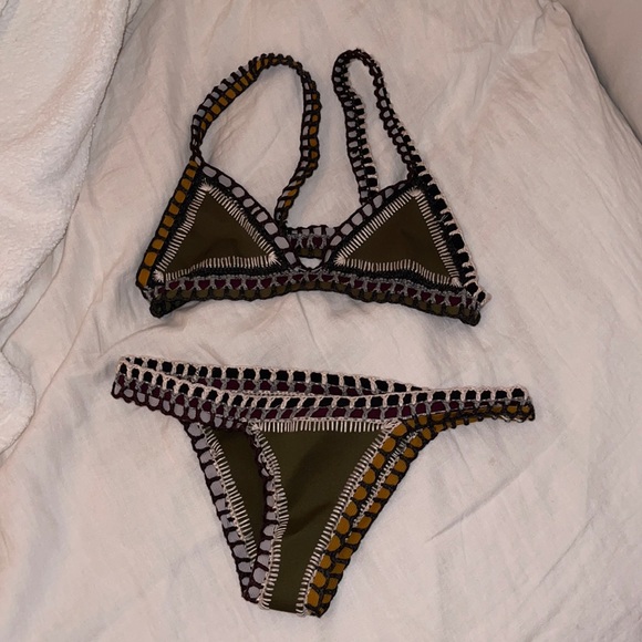 Kiini Olive Bikini Bottoms
